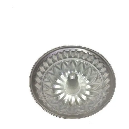 Forma bolo assadeira ornamentada Fulgor cor prateado Foto 1