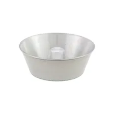 Forma Bolo Pudim Redonda C/ Tubo Profissional N28 Assadeira Cor AlumÃnio Foto mini 1