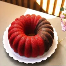 Forma Bolo Torta Suíça Pudim Decor2 (13x6cm - Tam. P) Foto mini 4
