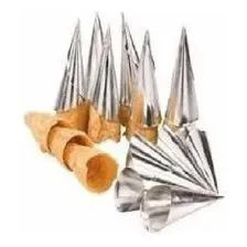 Forma Canudo N 1 Conico Casquinha Cone Doce 2,2x6cm Cor AlumÃnio Foto mini 2