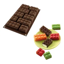 Forma Chocolate Bolo Com 10 Cavidades Diferente Silikomart Cor Marrom Foto  mini 1