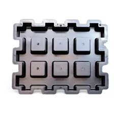 Forma Concregrama Piso Grama Bloquete 10 Pcs 43x33x7 Kit Forma Interna Quadrada Foto mini 1