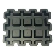 Forma Concregrama Pra Piso Jardim 43x33x7 Un Foto mini  2