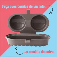 Forma Cozinha Ovo Omelete Direto No Microondas Fácil Rápido Foto mini 2