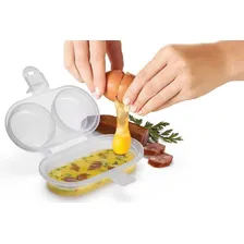 Forma Cozinha Ovo Omelete Direto No Microondas Pratico Limpo Foto  mini 1