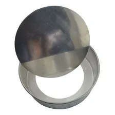 Forma De Bolo Assadeira Baixa Fundo Falso Em Alumínio 30cm Foto mini  2