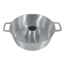 Forma De Bolo Pudim Aluminio Fundido Polido N 24 2,7 Litros Foto mini 3