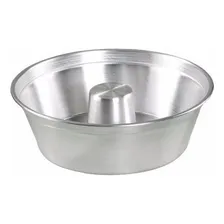 Forma De Bolo Pudim Redonda Com Furo Em Alumínio 18 Cm Foto mini 4