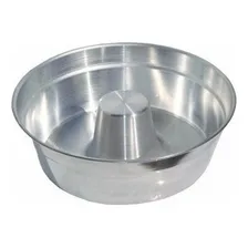 Forma De Bolo Pudim Redonda Com Furo Em Alumínio 18 Cm Foto mini 2