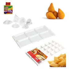 Forma De Fazer Modelar Pastel Fogazza Risole Ravioli Coxinha Foto  mini 1