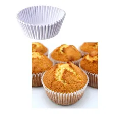 Forma De Papel Empada Doces Cupcake 100 Forminhas Forneavel Cor Branco Foto mini 2