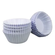 Forma De Papel Empada Doces Cupcake C/400 Forminhas N°0b Cor Branco Foto mini 1