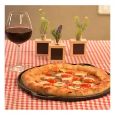 Forma De Pizza 30 Cm Alça Ferro Sem Suporte Panela Mineira Foto mini  2