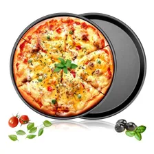 Forma De Pizza Assadeira Antiaderente Bandeja Kit Com 2 Foto mini 3