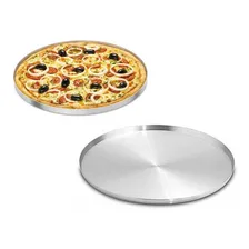 Forma De Pizza Pequena 20 Cm Brotinho C/ Borda Kit 10 Peças Cor Cinza Foto mini 3