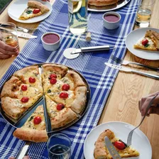 Forma De Pizza Vincos Tramontina Em Aço Inox 30 Cm Foto mini  3