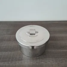 Forma De Pudim Com Tampa Forma De Pudim Banho Maria Alumínio Cor Prateado Foto mini 4