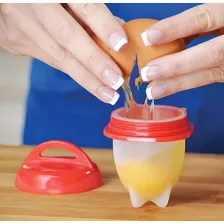 Forma De Silicone 6 Peças Para Cozinhar Ovos Magic Egg Boil Foto mini 3