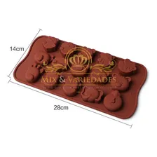 Forma De Silicone Animais Girafa Elefante Panda M Foto mini 2