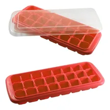 Forma De Silicone Gelo Com Tampa 24 Cubos Livre Bpa Foto mini 2