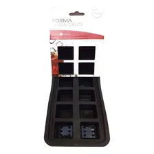 Forma De Silicone P/ Gelo Gelatina Brownie Gourmet Decorado Cor Preto Foto mini 3