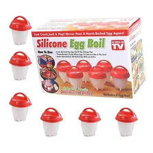 Forma De Silicone Para Cozinhar Ovo Magic Egg Boil Facil Foto mini 4