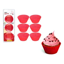 Forma Forminhas 100% Silicone Não Gruda Para Doces Cupcakes Foto mini 1