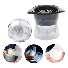 Forma Gelo Esfera Silicone Grande Bola Redonda Bar Whisky Foto mini 3