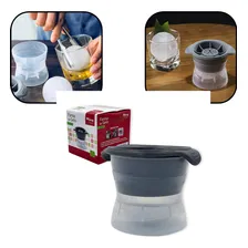 Forma Gelo Esfera Silicone Grande Bola Redonda Bar Whisky Foto mini 1