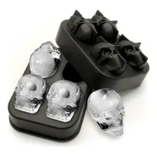 Forma Gelo Silicone Molde Chocolate Halloween Caveira Cranio Foto mini 1