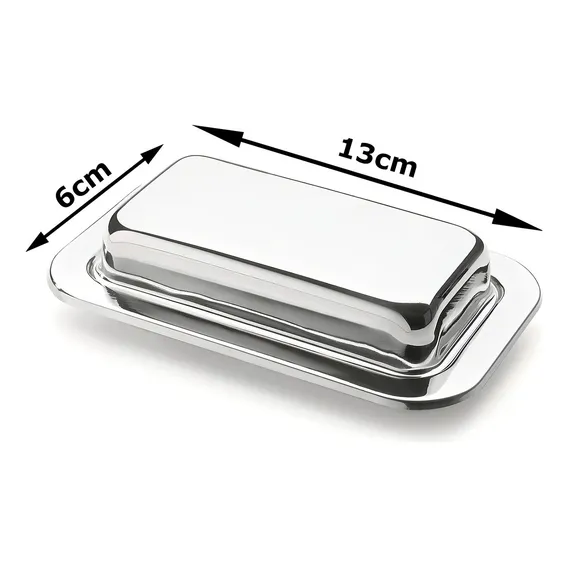 Forma Inox FORM802114 Manteigueira Retangular 13 X 6 Cm Foto 1