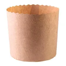 Forma Mini Panetone Kraft Papel Forneável 100g 12un Foto mini 2