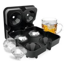 Forma Molde Diamante De Silicone Gelo Molecular E Chocolate Foto  mini 1