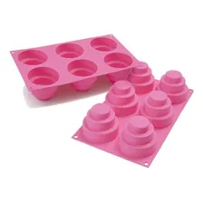 Forma Molde Em Silicone Mini Bolo Doce Cake Silikomart Foto mini  3