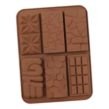 Forma Molde Silicone Barra Tablete Chocolate Confeitaria Foto mini  3
