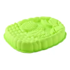 Forma Molde Silicone Bolo Cesta Ovos Pascoa 28.5cm Coelho Foto mini  2