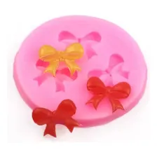 Forma Molde Silicone Laços Lacinho Fondant Chocolate Biscuit Foto mini 1