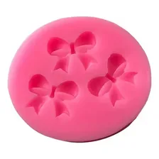 Forma Molde Silicone Laços Lacinho Fondant Chocolate Biscuit Foto mini 4
