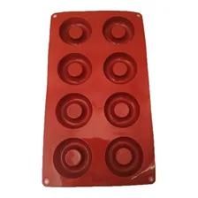 Forma Molde Silicone Mini Donuts Com 8 Cavidades Foto mini 1