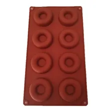 Forma Molde Silicone Mini Donuts Com 8 Cavidades Foto mini 2