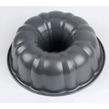 Forma Para Assar Bolo Ou Pudim Em Aço Antiaderente Cozinha Cor Preto Foto mini 4