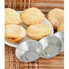 Forma Para Empada PĂŁo De Queijo Salgados NÂș 2 - Kit 120 Un. Cor Cinza Foto mini 2