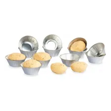 Forma Para Empada PĂŁo De Queijo Salgados NÂș 2 - Kit 120 Un. Cor Cinza Foto mini 4
