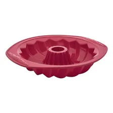 Forma Para Pudim De Silicone Vermelha 29,5 Cm Euro Home Foto mini 1