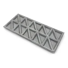 Forma Para Ravioli Tortéi Em Alumínio - 20 Cavidades Cor Cinza Foto  mini 1