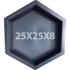 Forma Piso Bloquete Sextavado Liso 25x25x8 Para Calçada Foto mini 1