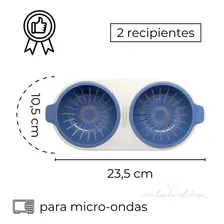 Forma Recipiente P/ Fazer Ovos Poché Omelete De Microondas Foto mini 2
