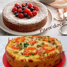 Forma Redonda Alta Bolo 32cm Alumínio Abc - Assadeira Torta Cor Prateado Foto mini  2