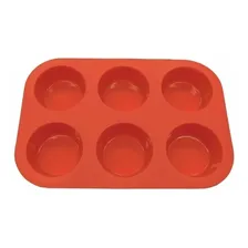 Forma Silicone Cupcake Queijadinha Petit Gateau 6 Cavidades Foto  mini 1