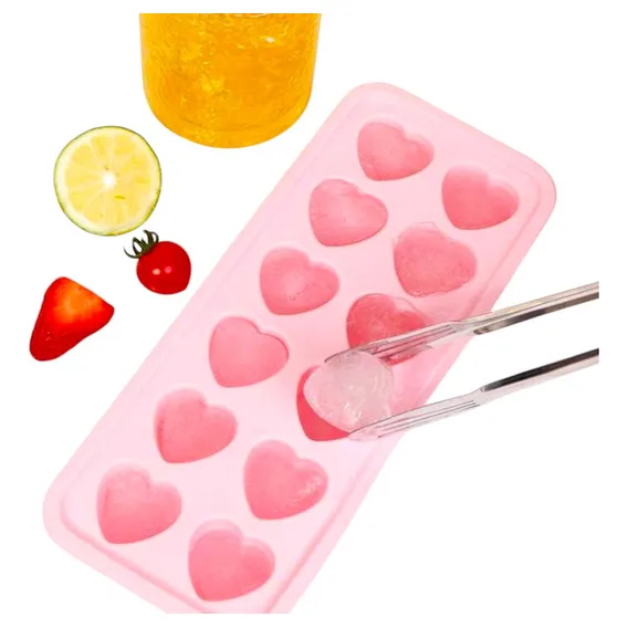 Forma Silicone Gelo Chocolate Bombom Sabonete Coração Gin Cor Sortido Foto 1